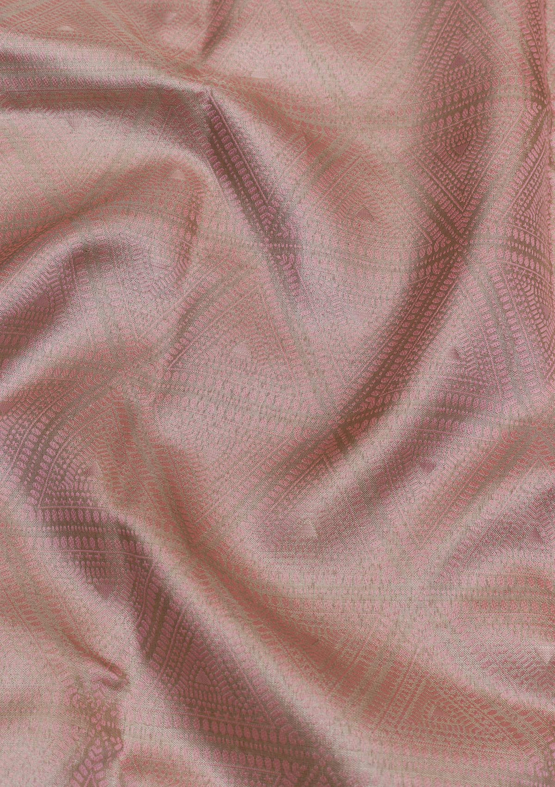 Baby Pink Zariwork Kanjivaram Pure Silk Saree