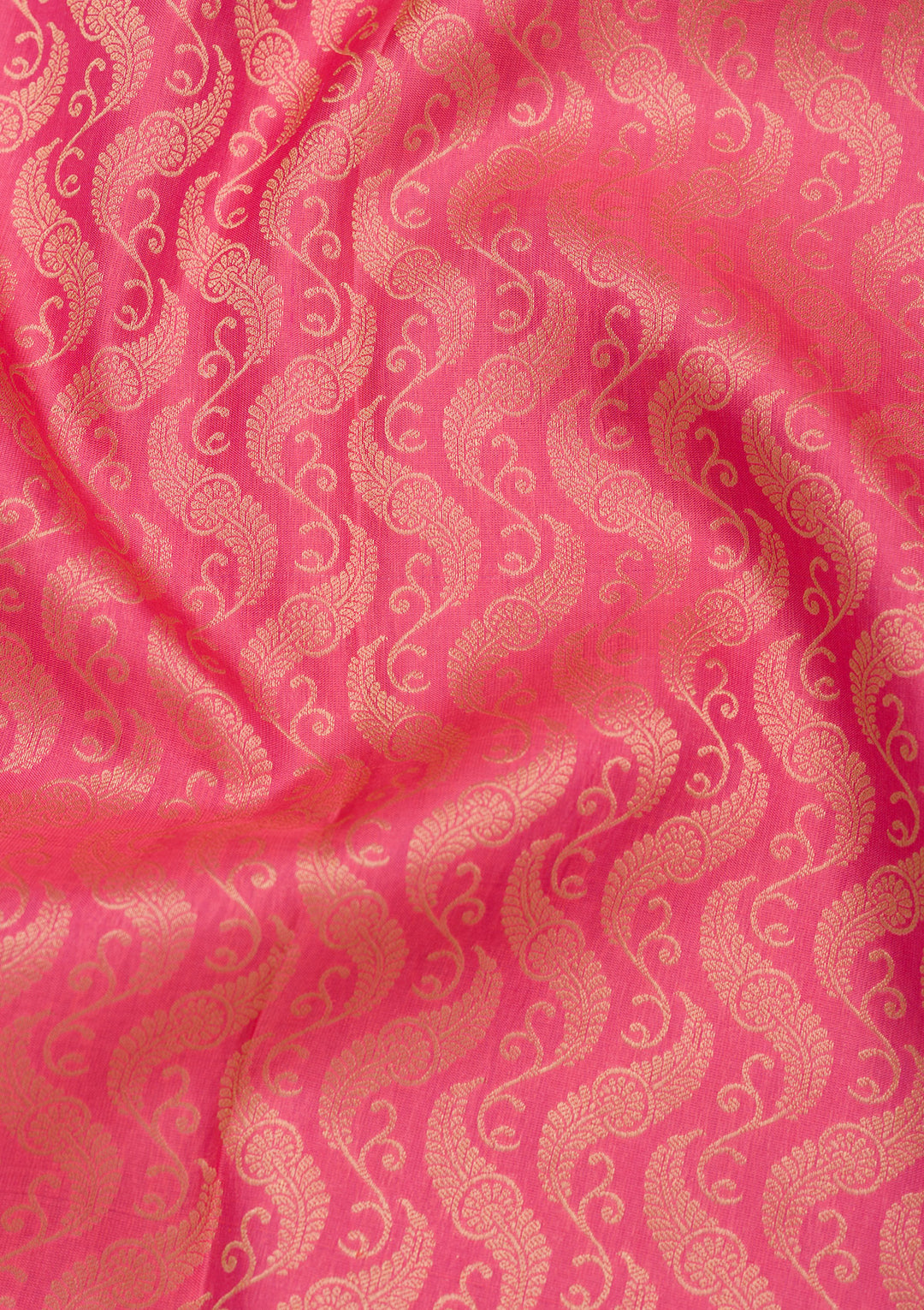 Baby Pink Zariwork Pure Silk Saree