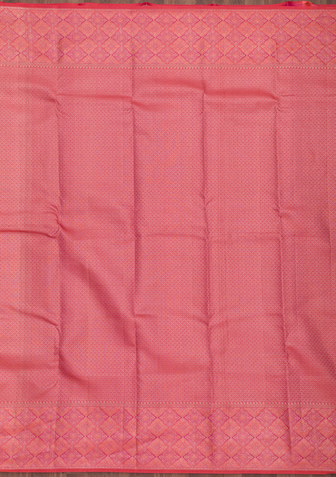 Baby Pink Zariwork Pure Silk Saree
