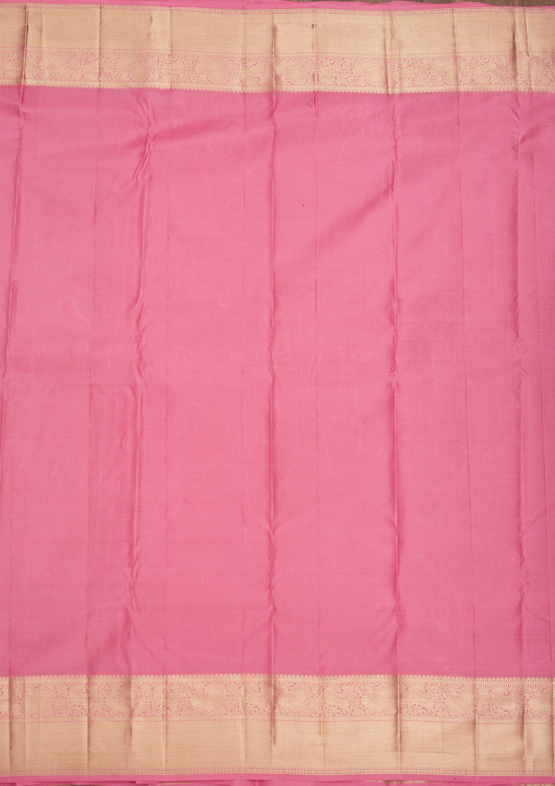 Baby Pink Zariwork Pure Silk Saree