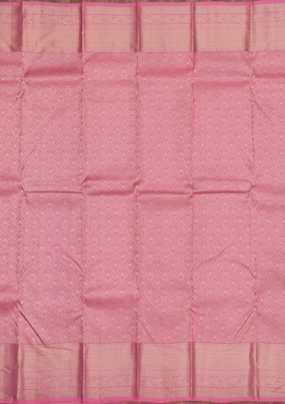Baby Pink Zariwork Pure Silk Saree