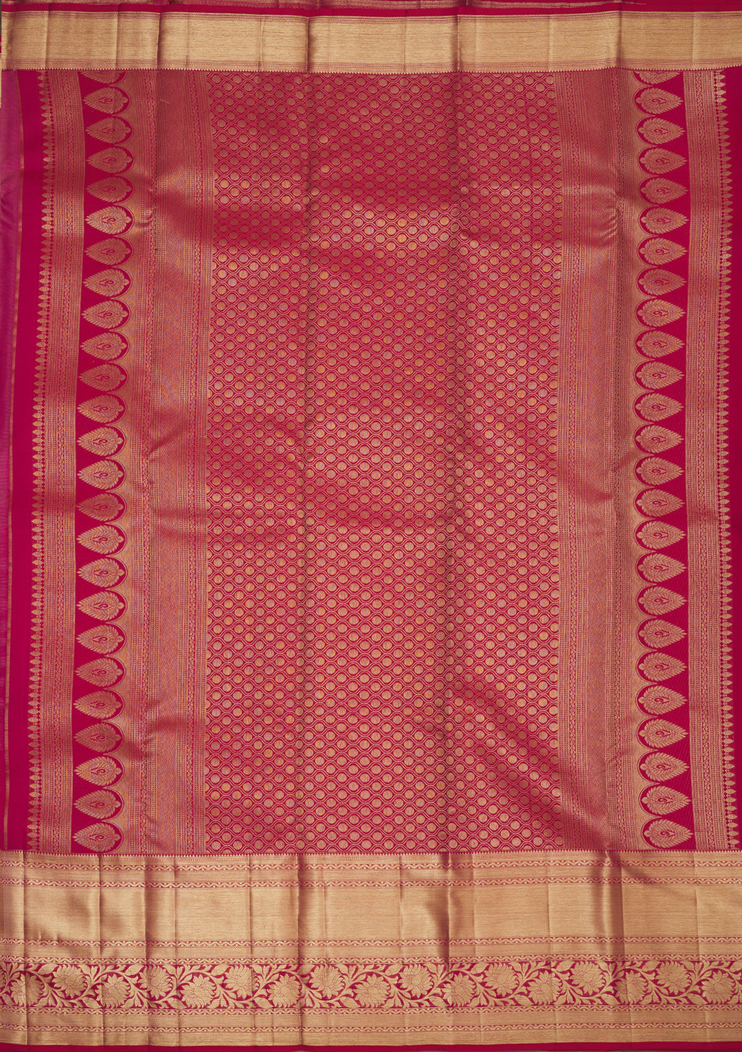 Baby Pink Zariwork Pure Silk Saree