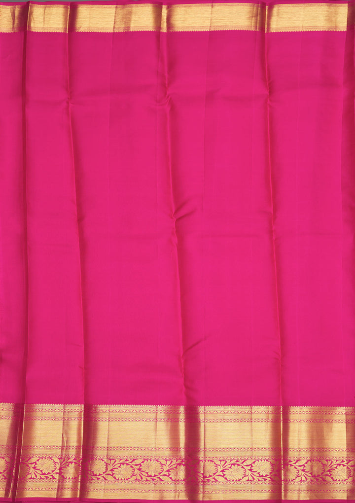 Baby Pink Zariwork Pure Silk Saree