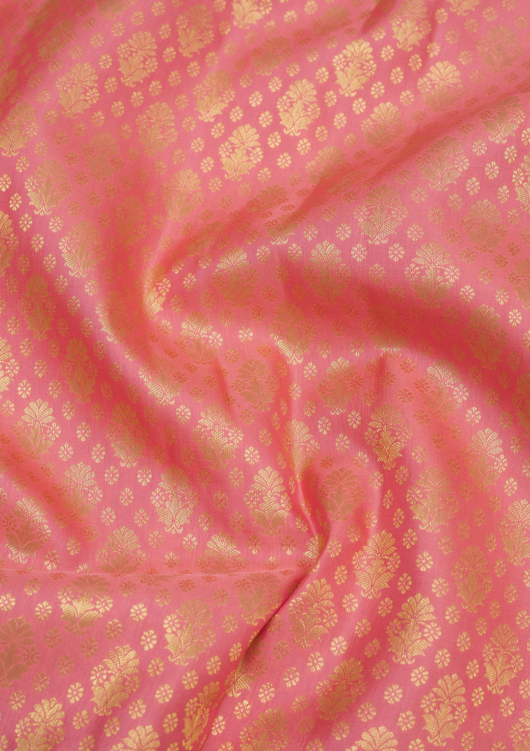 Baby Pink Zariwork Pure Silk Saree