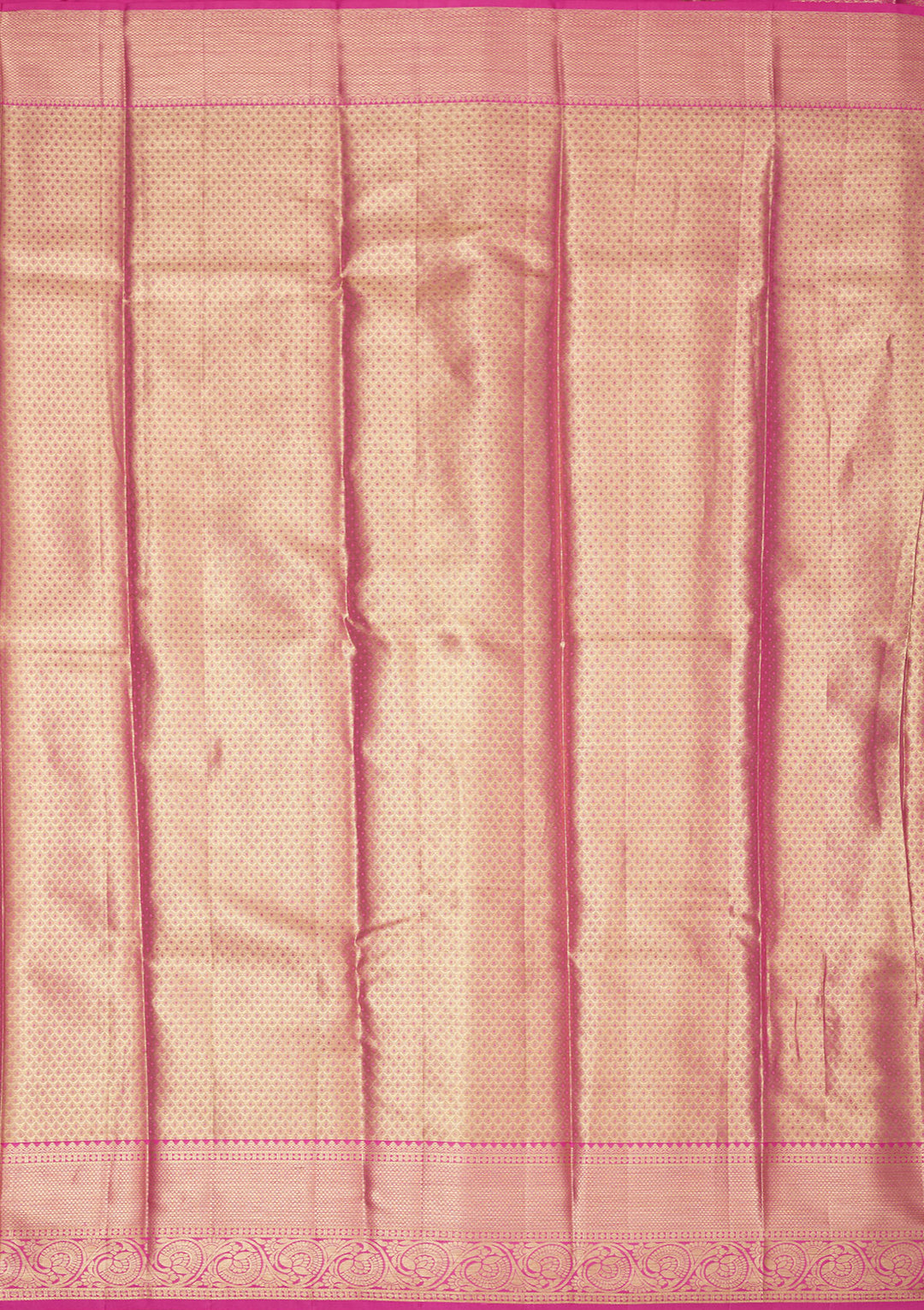 Baby Pink Zariwork Pure Silk Saree