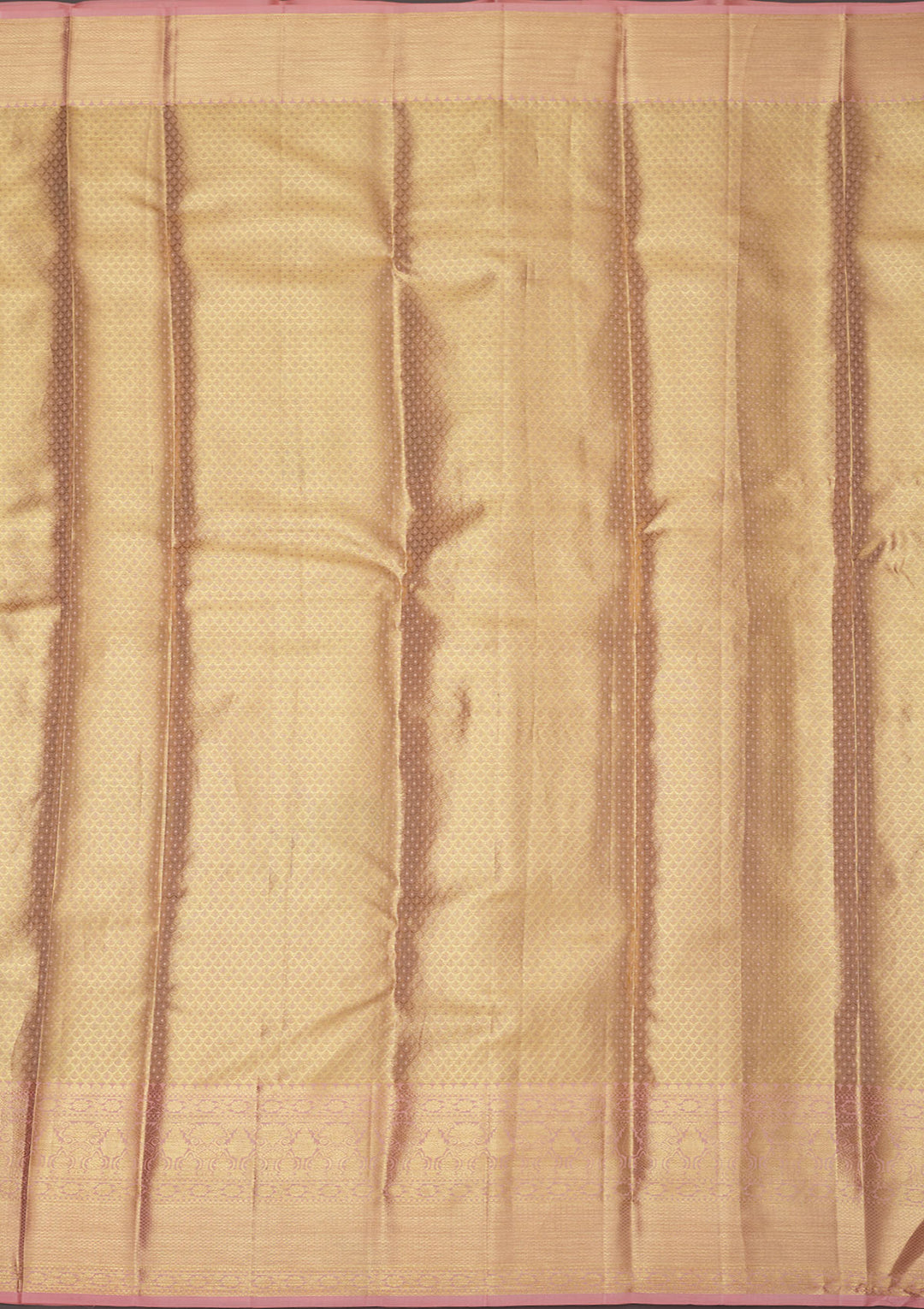 Baby Pink Zariwork Pure Silk Saree