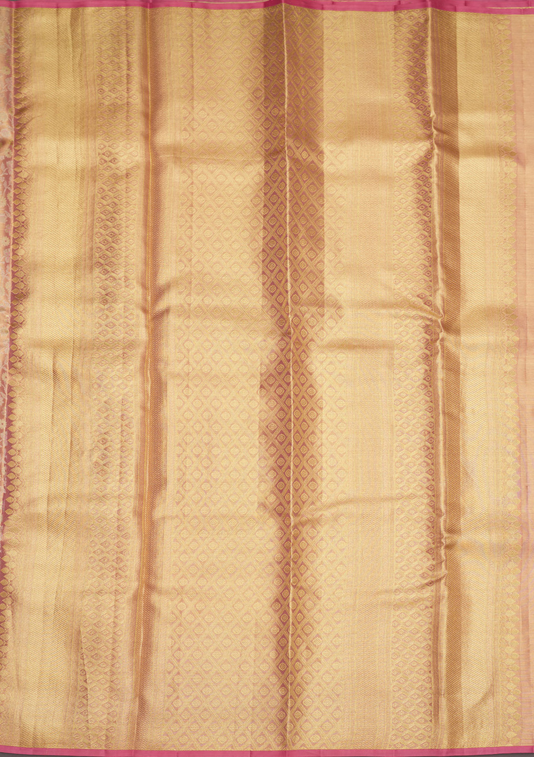Baby Pink Zariwork Pure Silk Saree