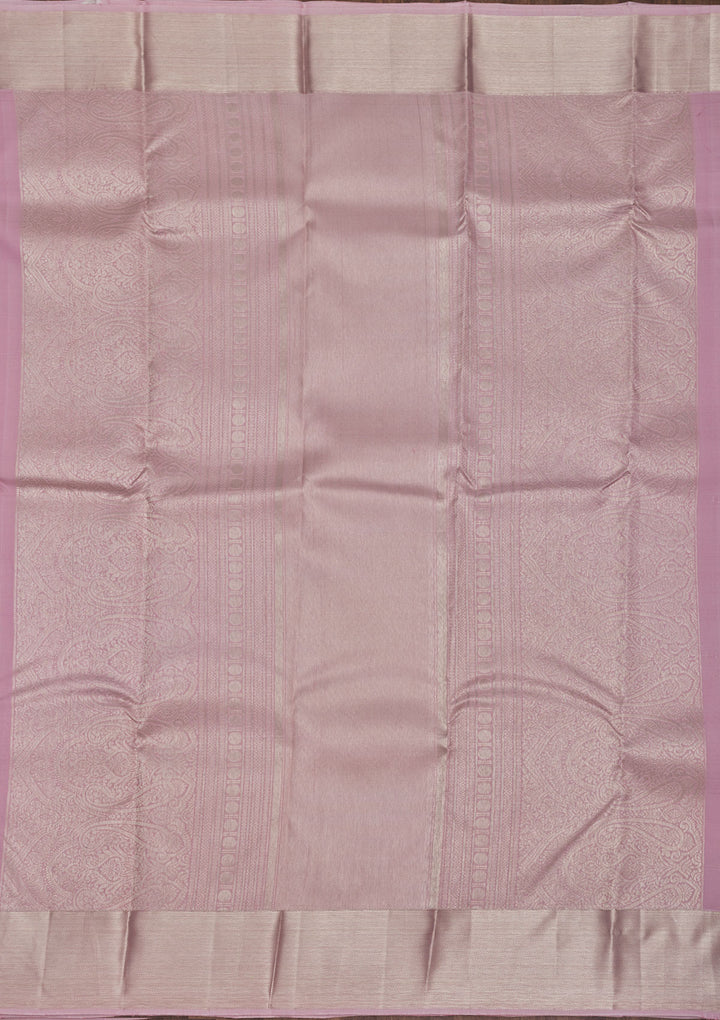 Lavender Zariwork Pure Silk Saree