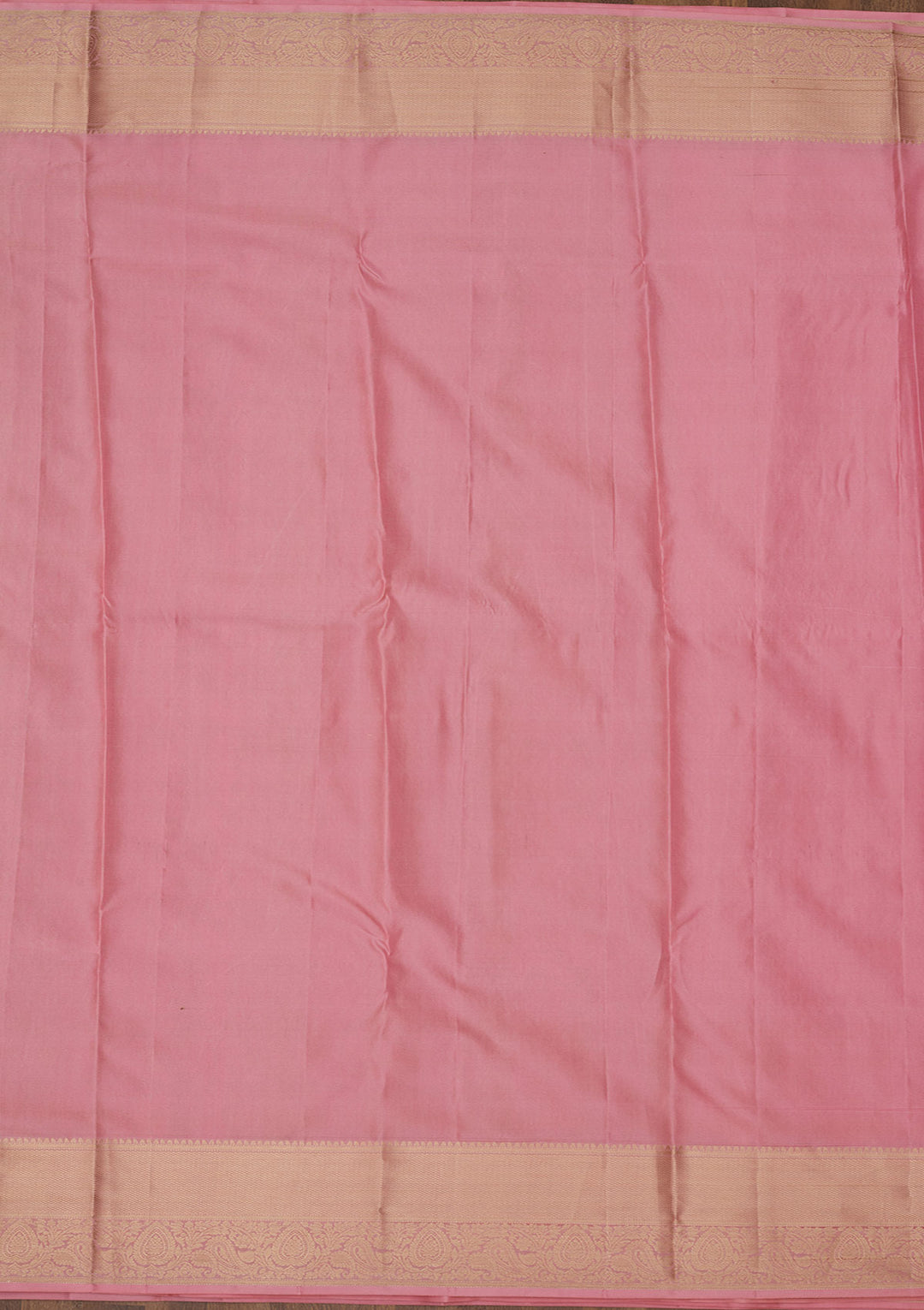 Baby Pink Zariwork Pure Silk Saree