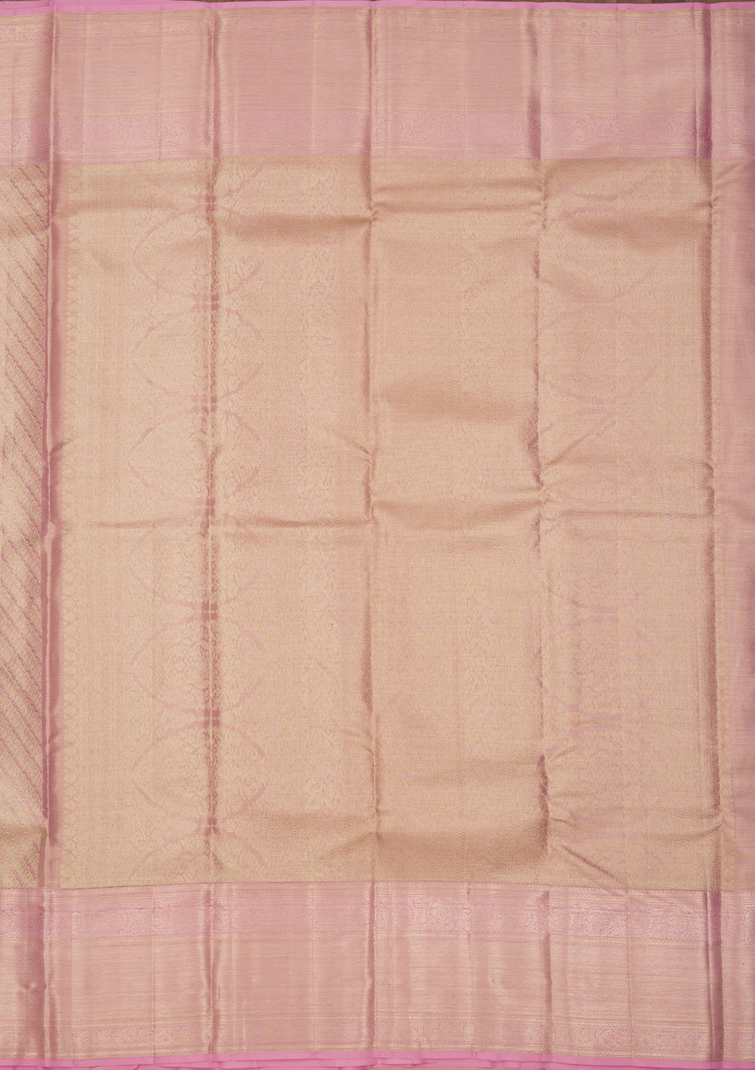 Baby Pink Zariwork Pure Silk Saree