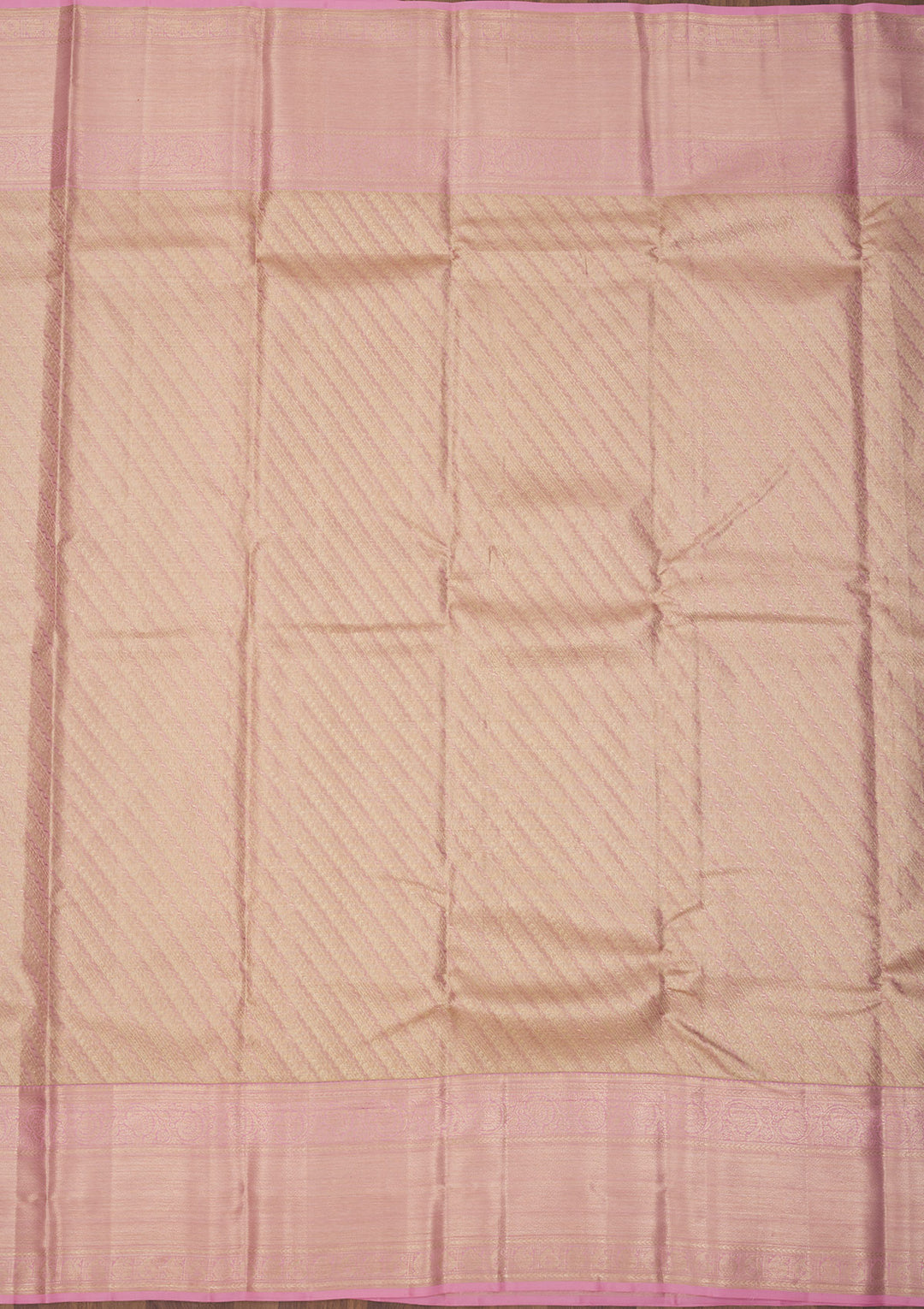 Baby Pink Zariwork Pure Silk Saree