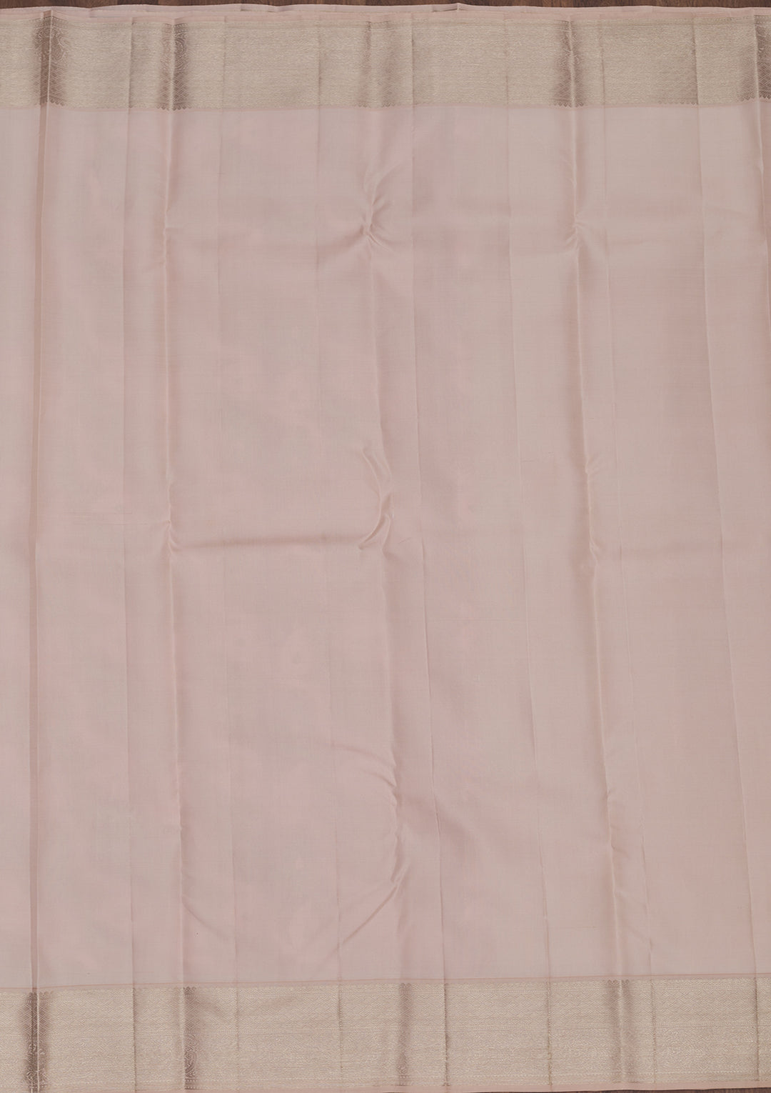 Baby Pink Zariwork Pure Silk Saree