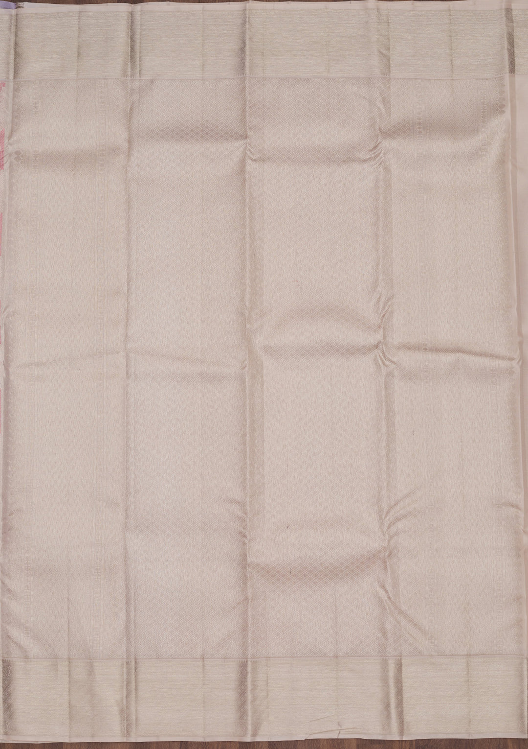 Baby Pink Zariwork Pure Silk Saree