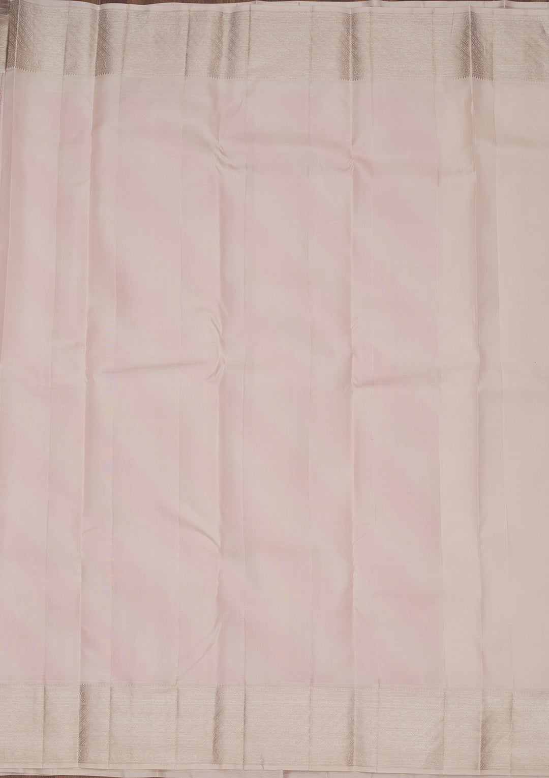 Baby Pink Zariwork Pure Silk Saree