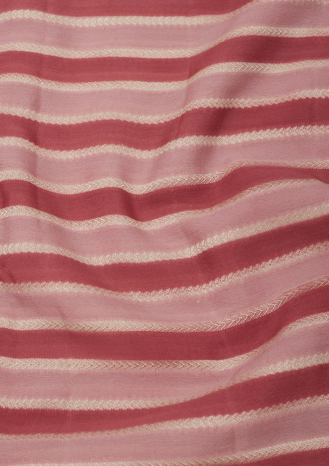 Baby Pink Zariwork Pure Silk Saree