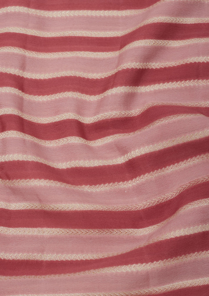 Baby Pink Zariwork Pure Silk Saree