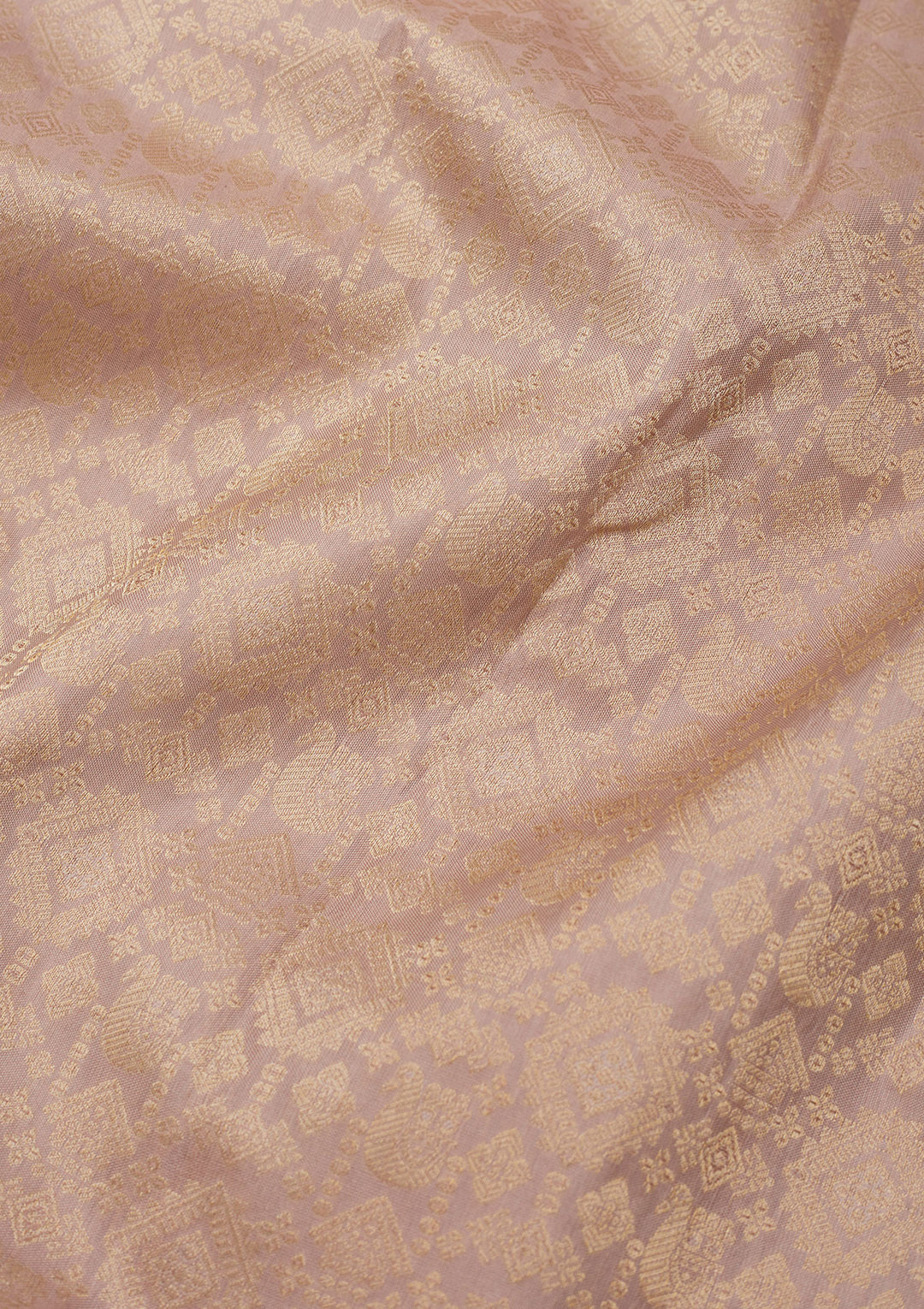 Beige Zariwork Pure Silk Saree