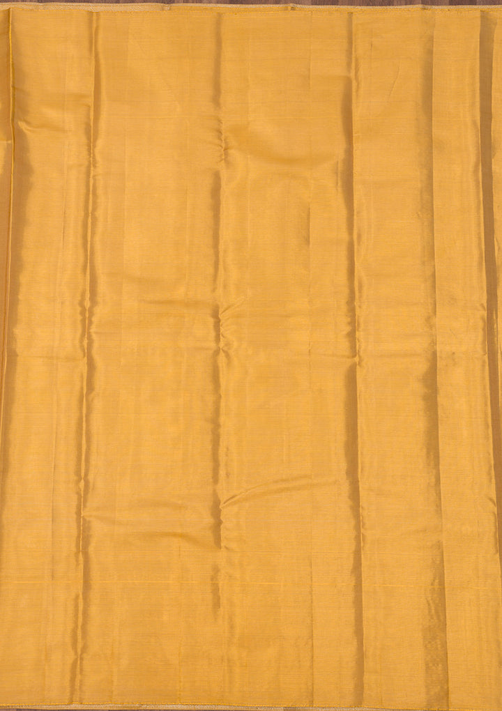Beige Zariwork Pure Silk Saree
