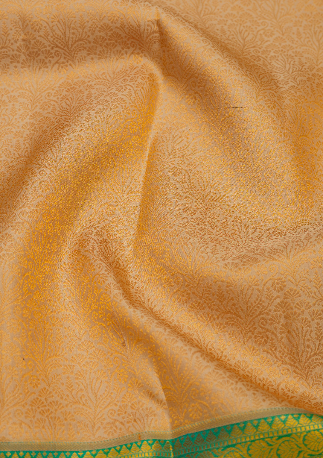 Beige Zariwork Pure Silk Saree