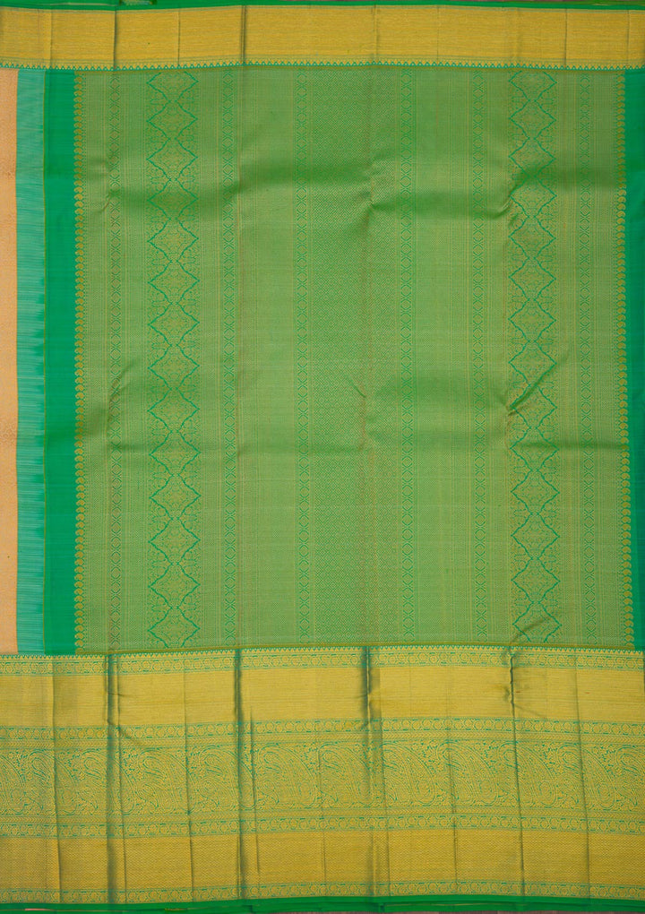 Beige Zariwork Pure Silk Saree