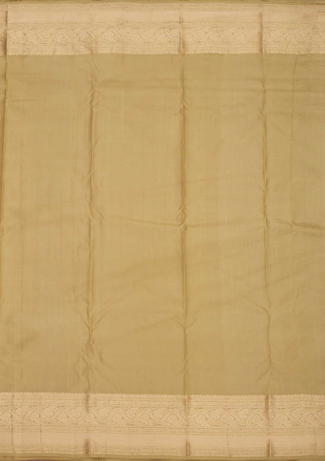 Beige Zariwork Pure Silk Saree