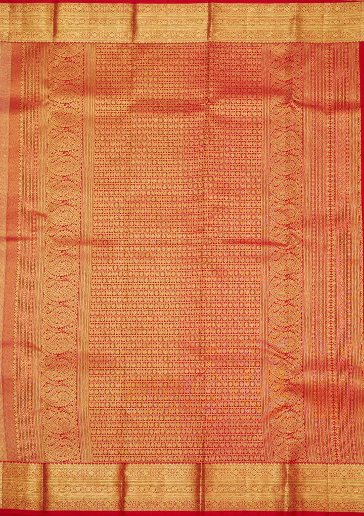 Beige Zariwork Pure Silk Saree
