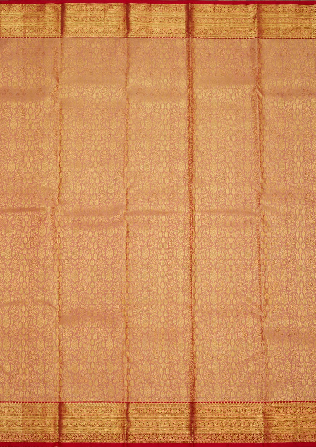 Beige Zariwork Pure Silk Saree