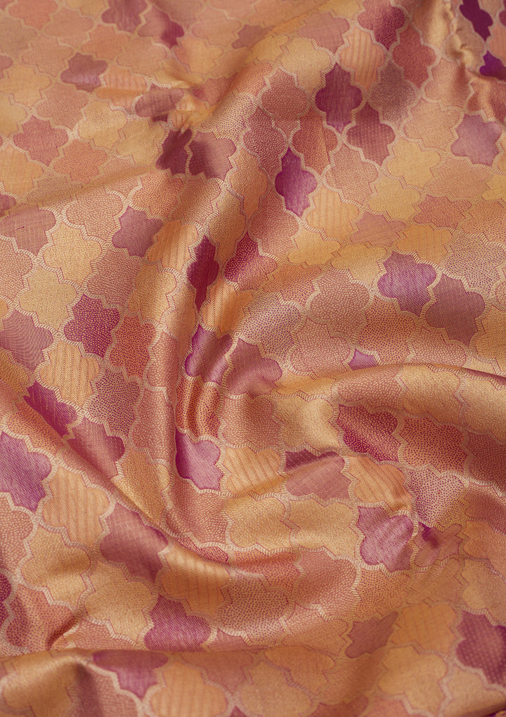 Beige Zariwork Pure Silk Saree