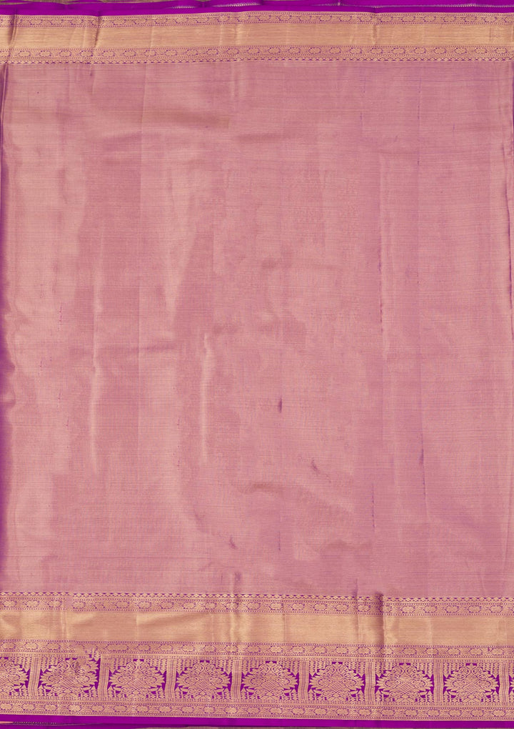 Beige Zariwork Pure Silk Saree
