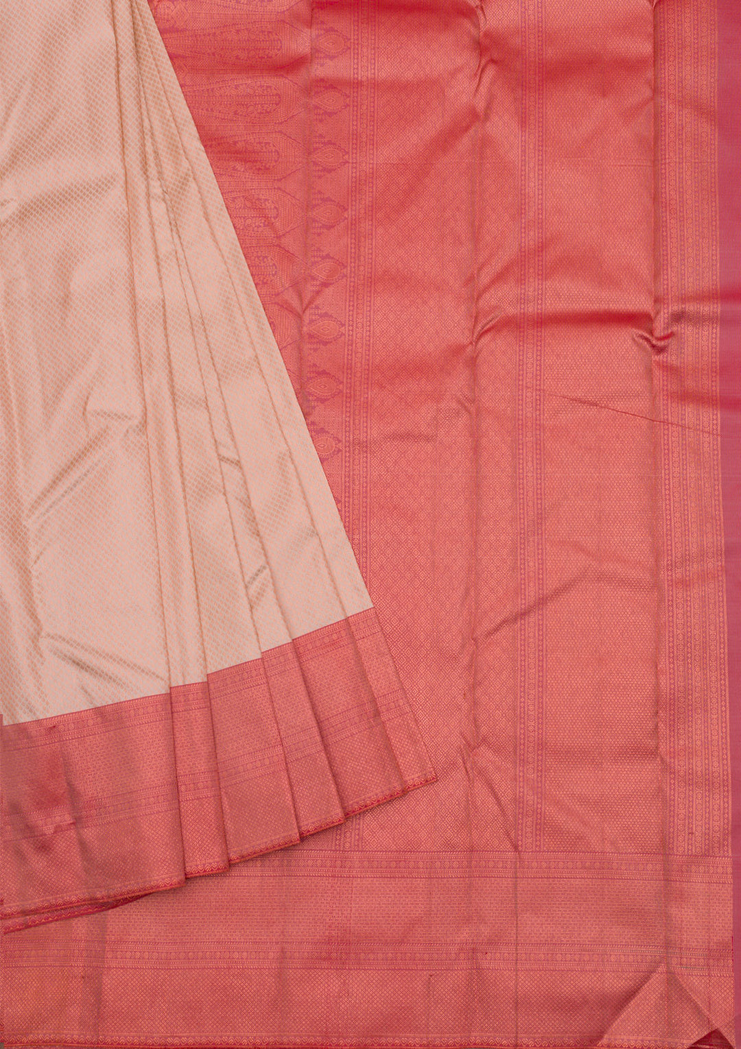 Beige Zariwork Pure Silk Saree