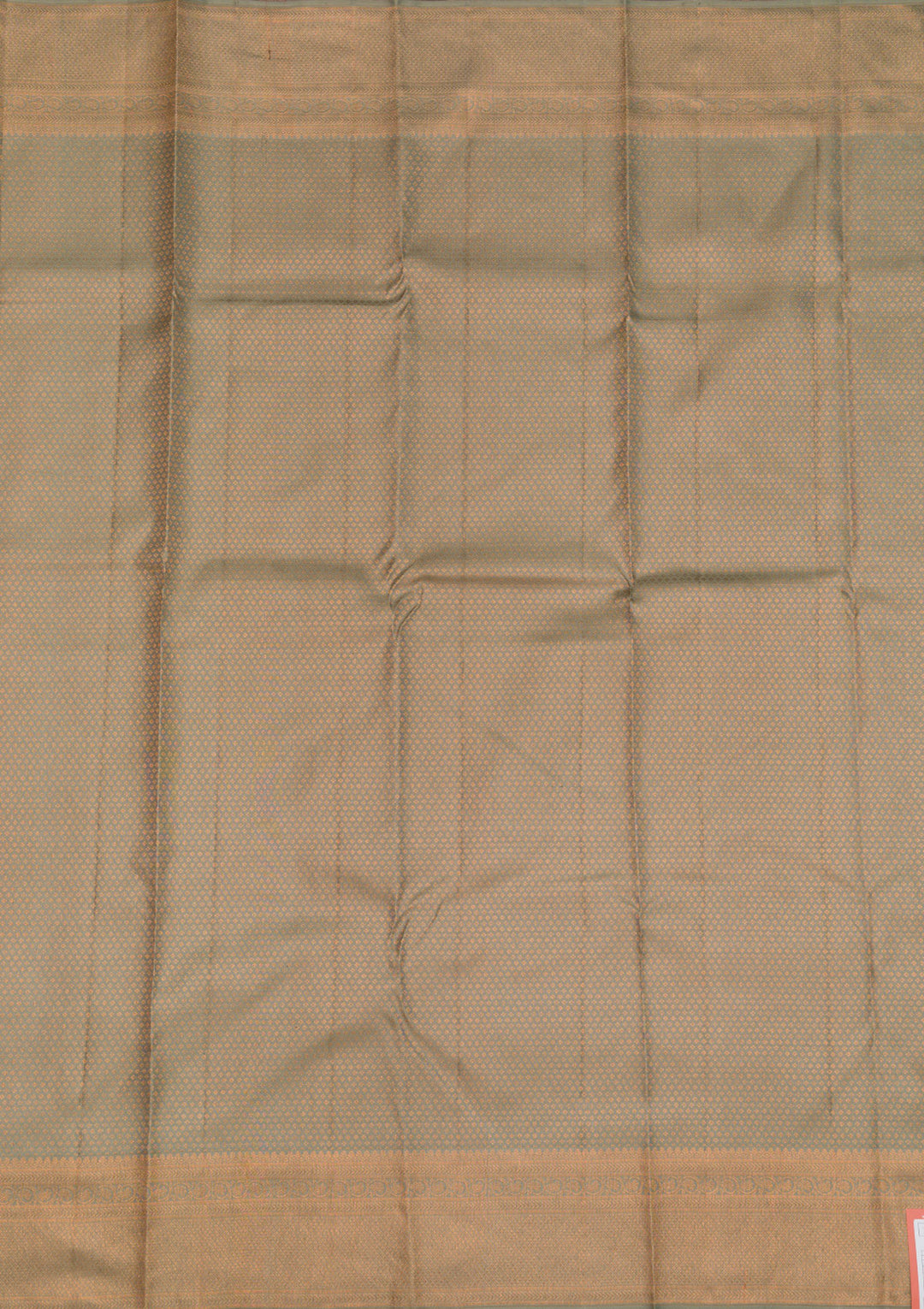 Beige Zariwork Kanjivaram Pure Silk Saree