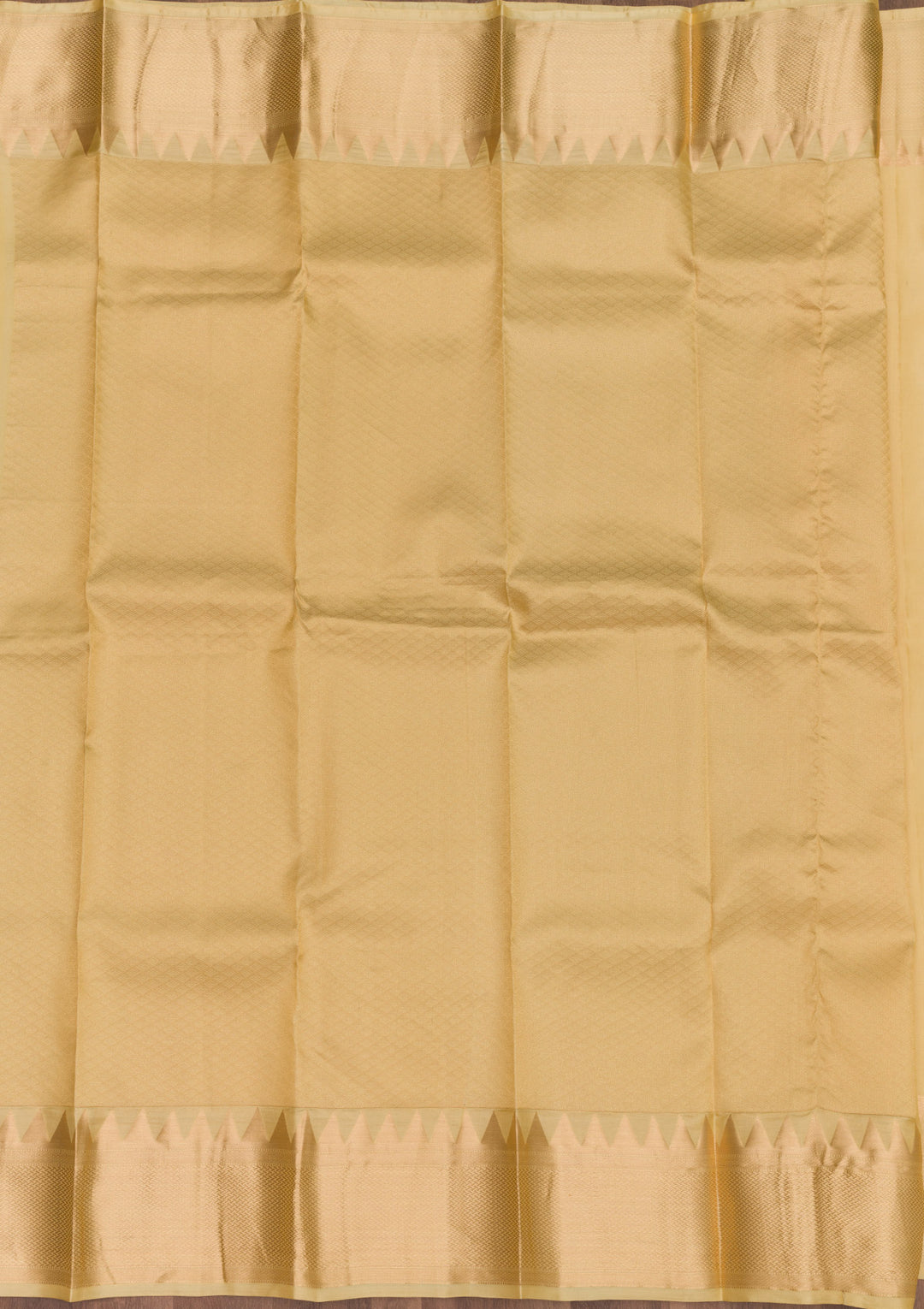 Beige Zariwork Pure Silk Saree