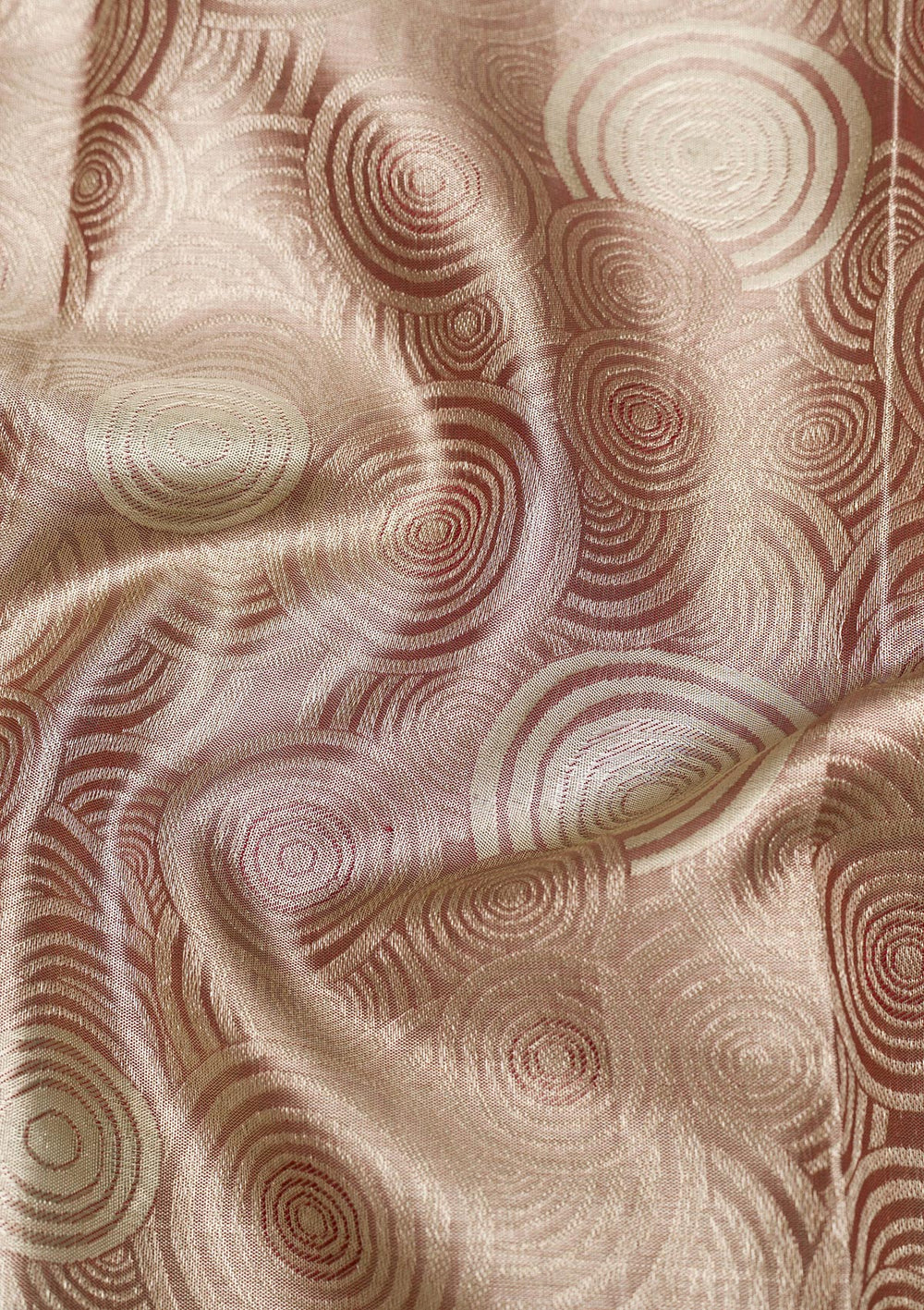 Beige Zariwork Pure Silk Saree-Koskii