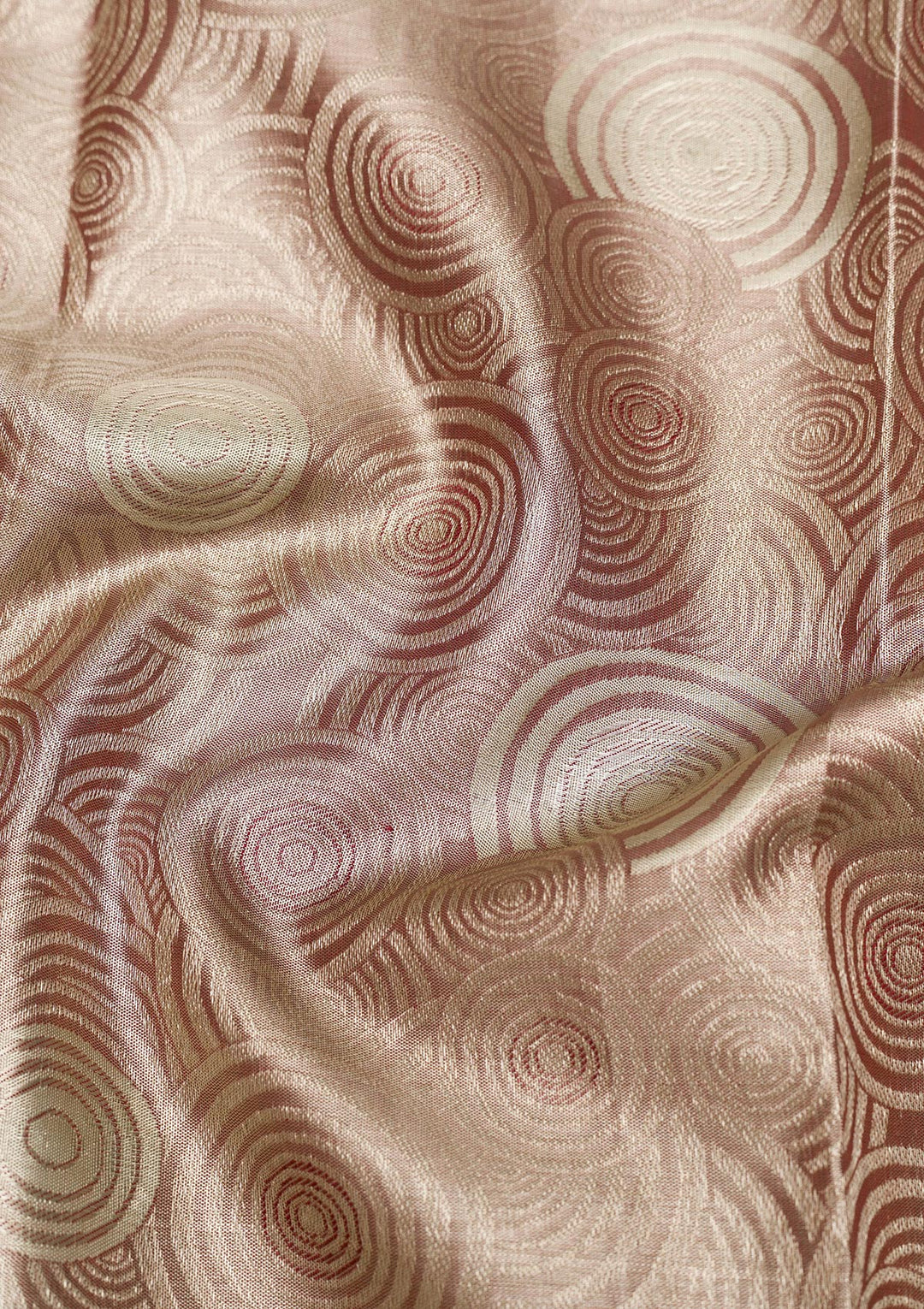 Beige Zariwork Pure Silk Saree-Koskii
