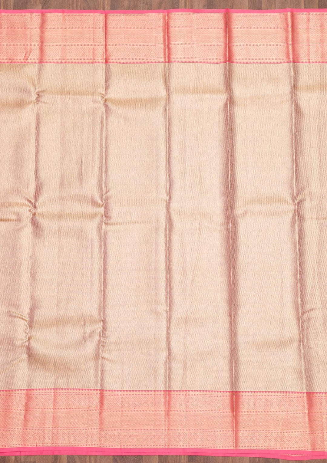 Beige Zariwork Pure Silk Saree