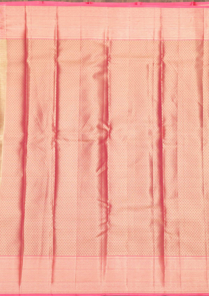 Beige Zariwork Pure Silk Saree