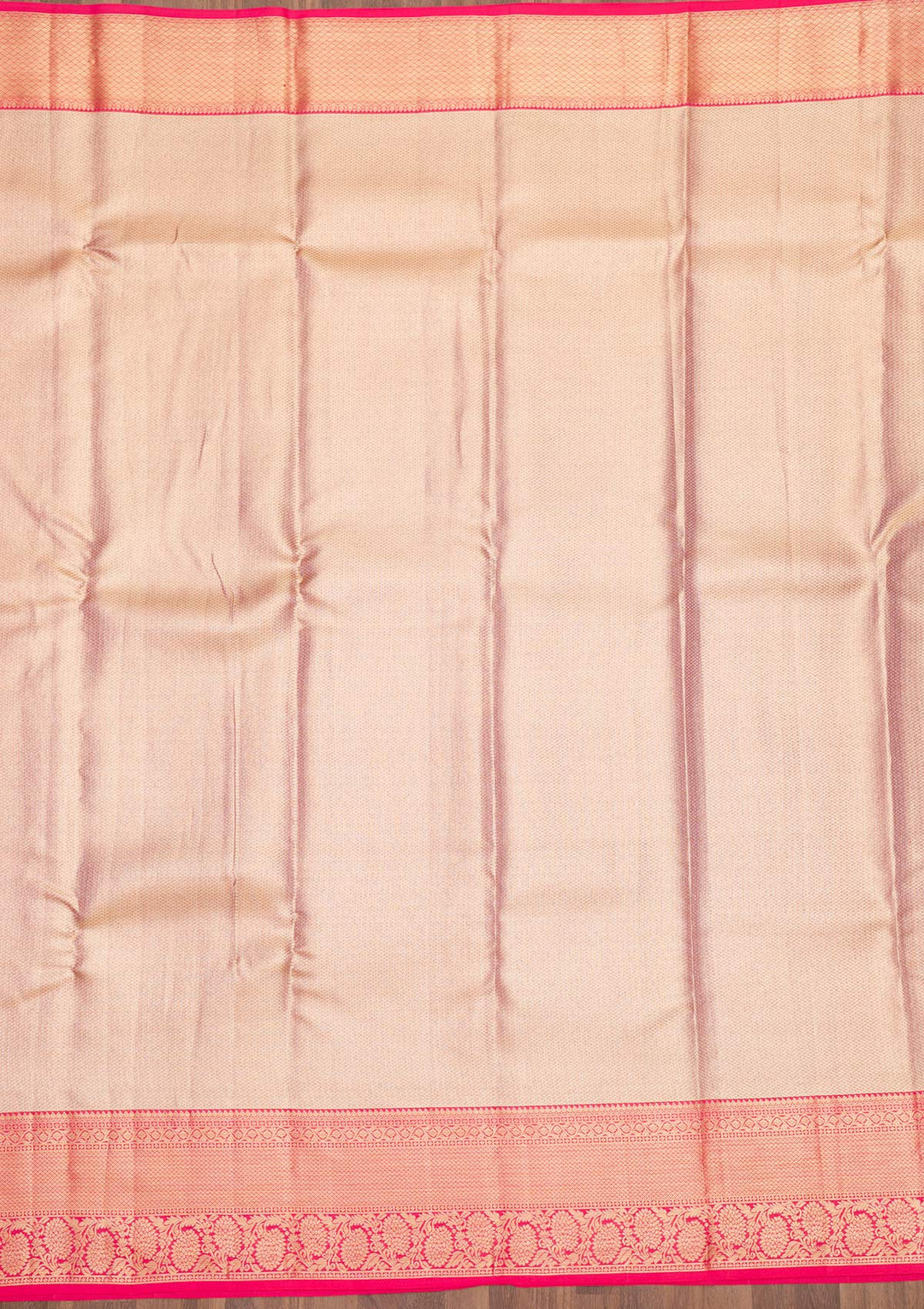 Beige Zariwork Pure Silk Saree