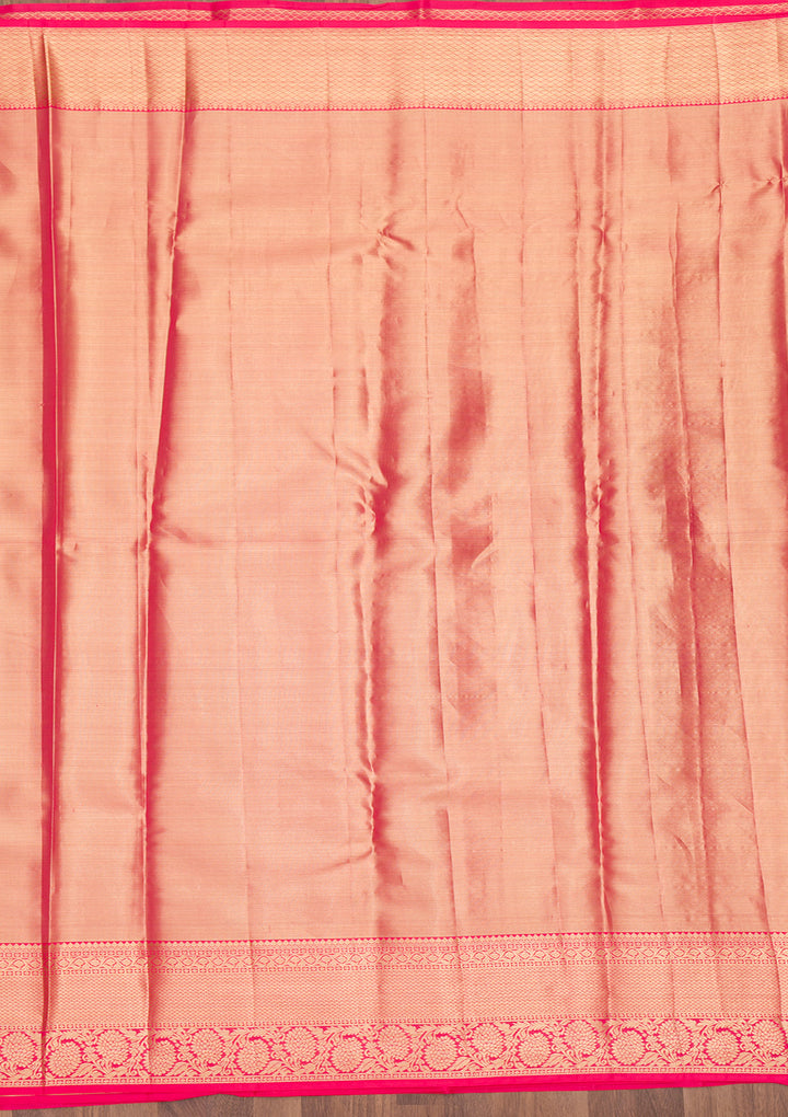Beige Zariwork Pure Silk Saree