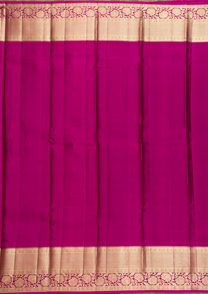 Beige Zariwork Pure Silk Saree