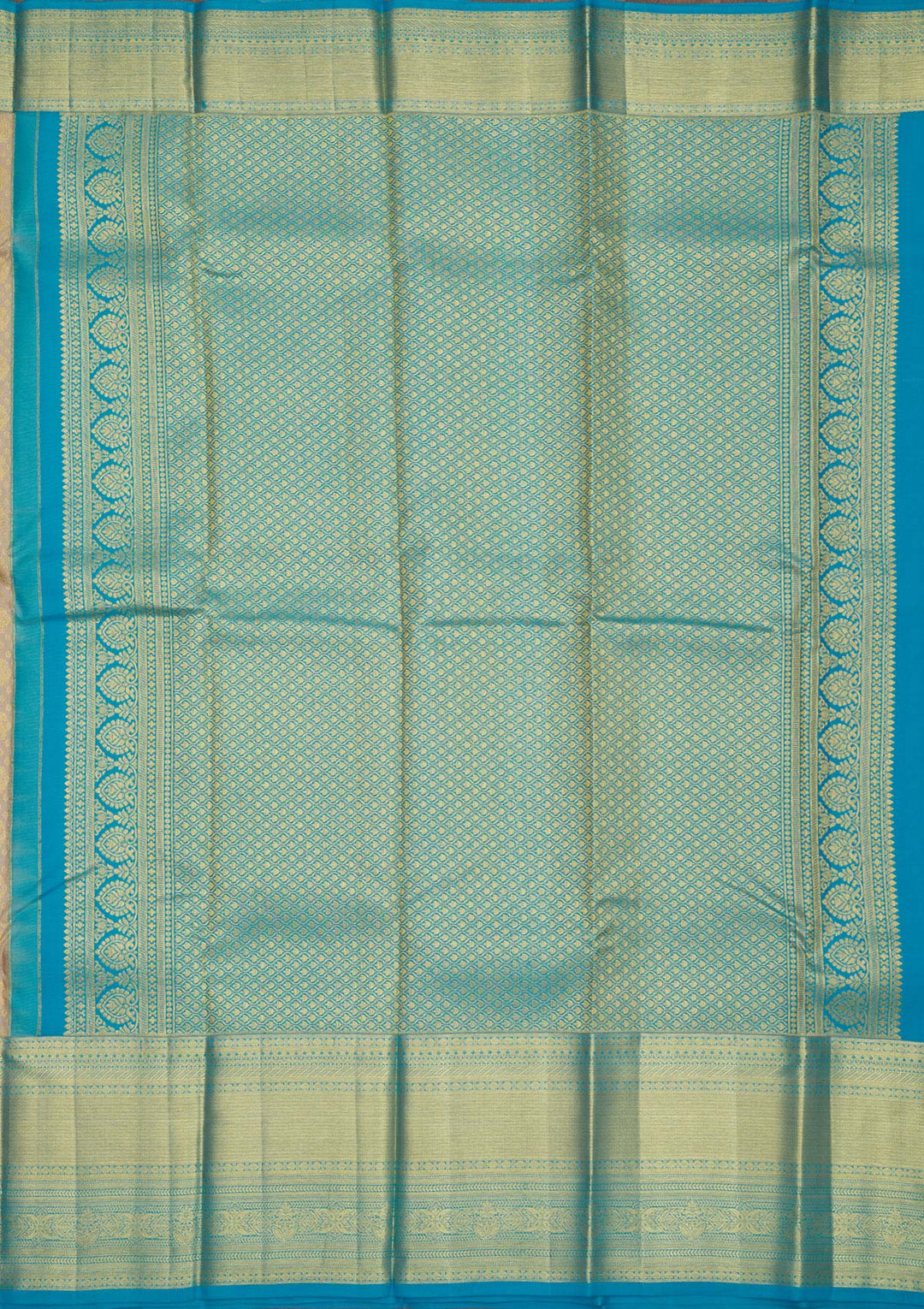Beige Zariwork Pure Silk Saree