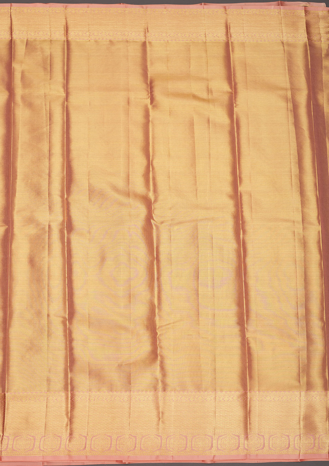 Beige Zariwork Pure Silk Saree