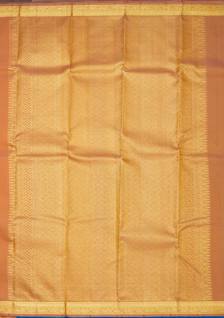 Beige Zariwork Pure Silk Saree