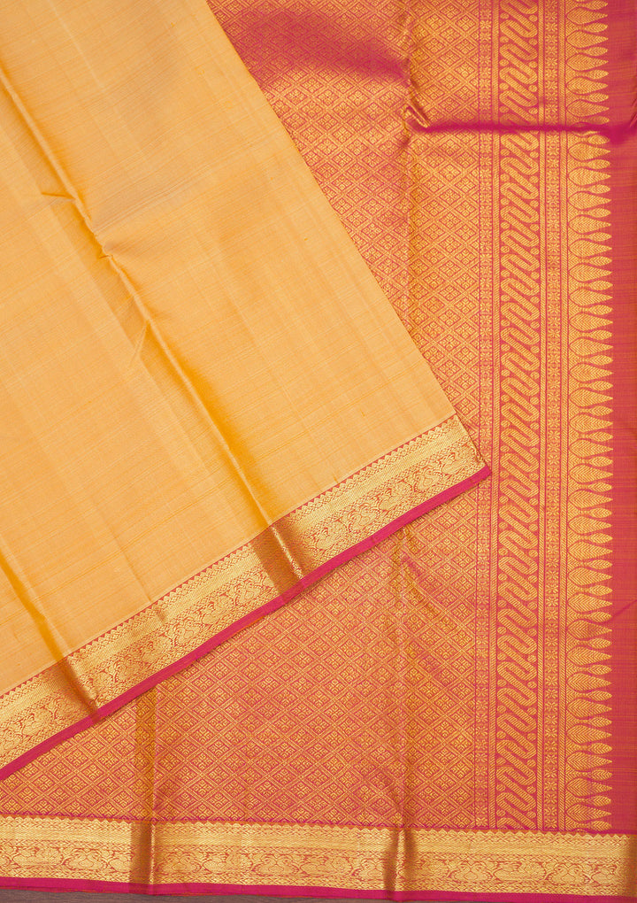 Beige Zariwork Pure Silk Saree