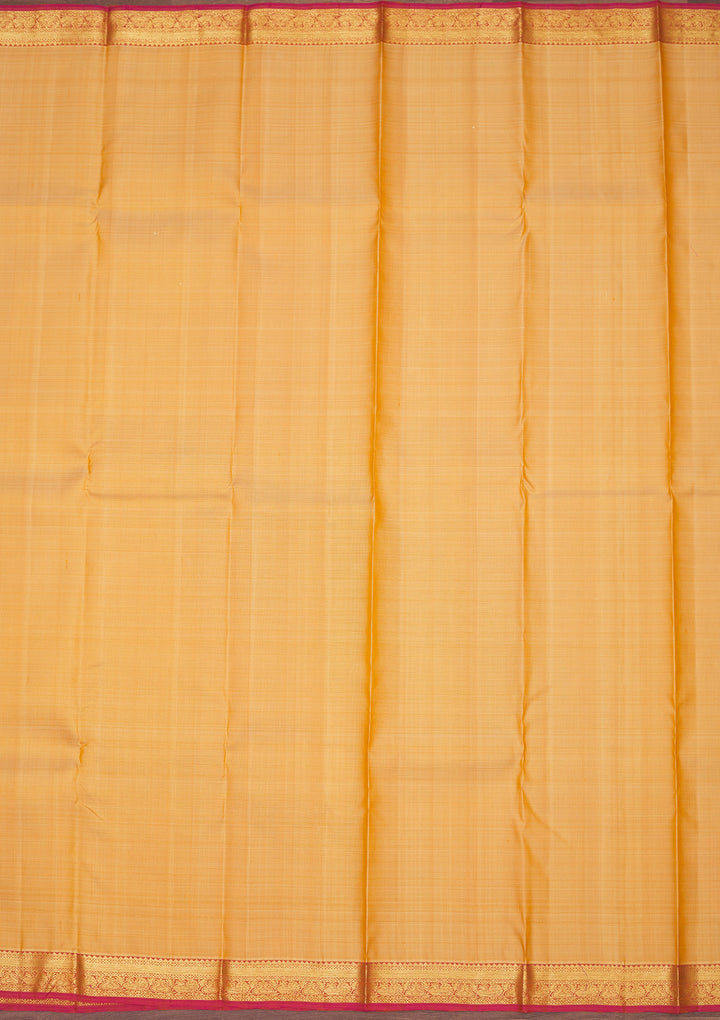 Beige Zariwork Pure Silk Saree