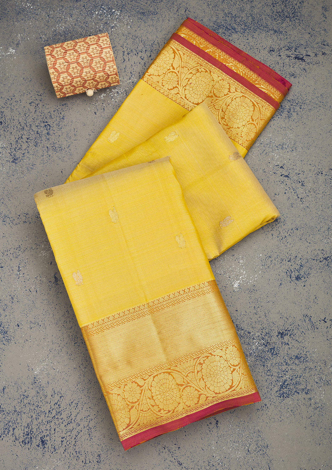 Beige Zariwork Pure Silk Saree