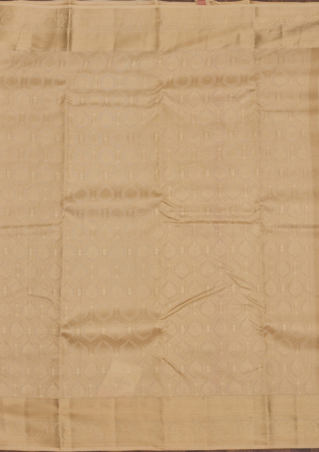 Beige Zariwork Pure Silk Saree