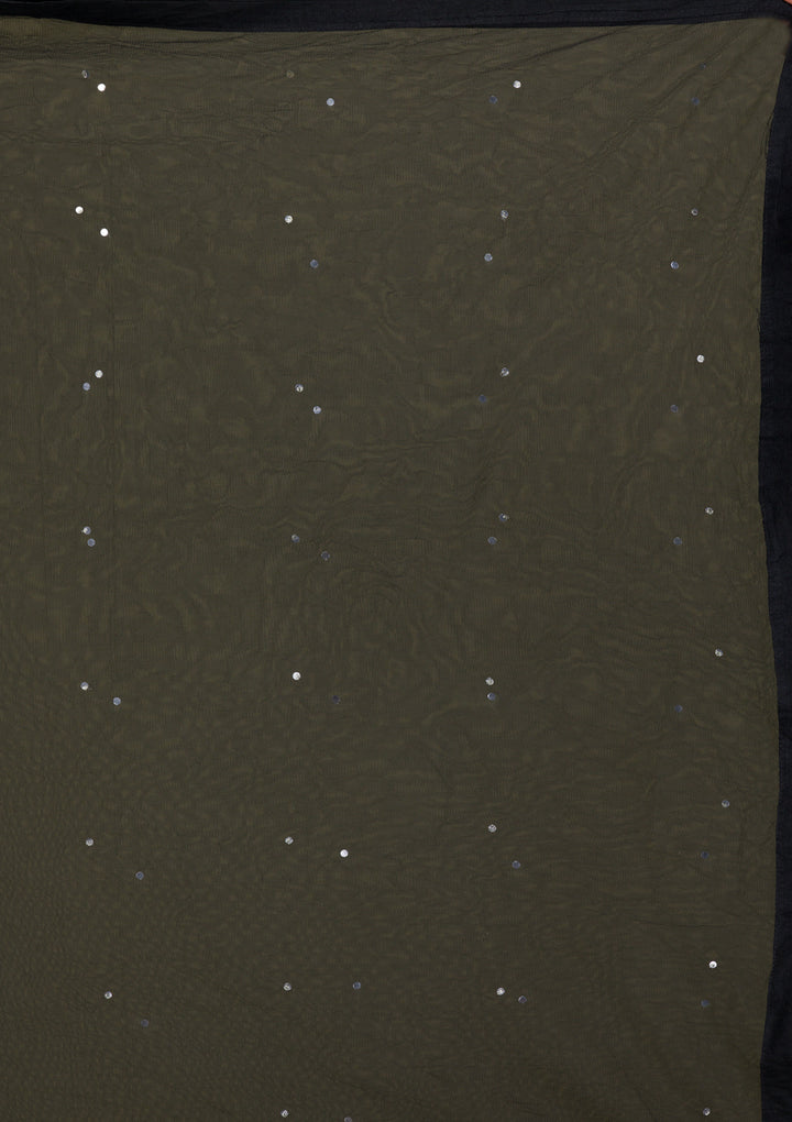 Black Cutdana Georgette Readymade Salwar Suit