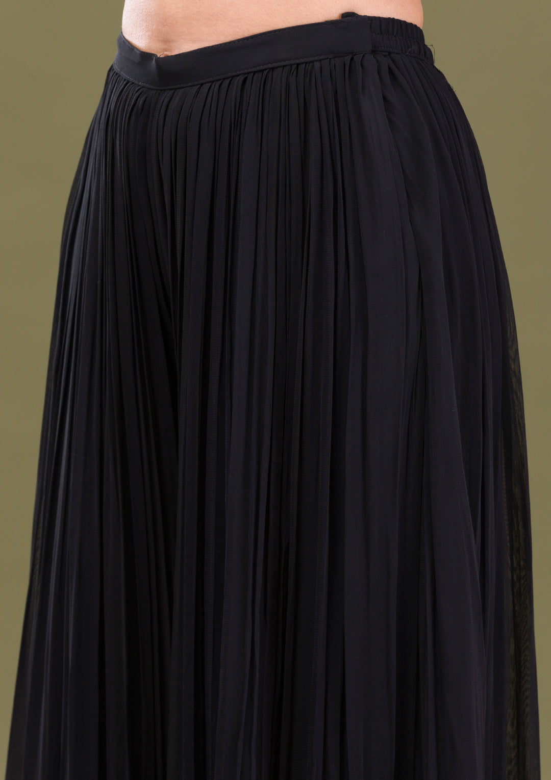 Black Cutdana Georgette Readymade Salwar Suit