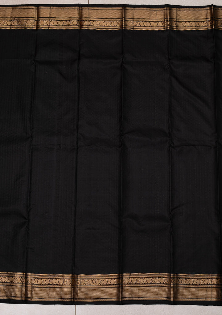Black Zariwork Banarasi Pure Silk Saree