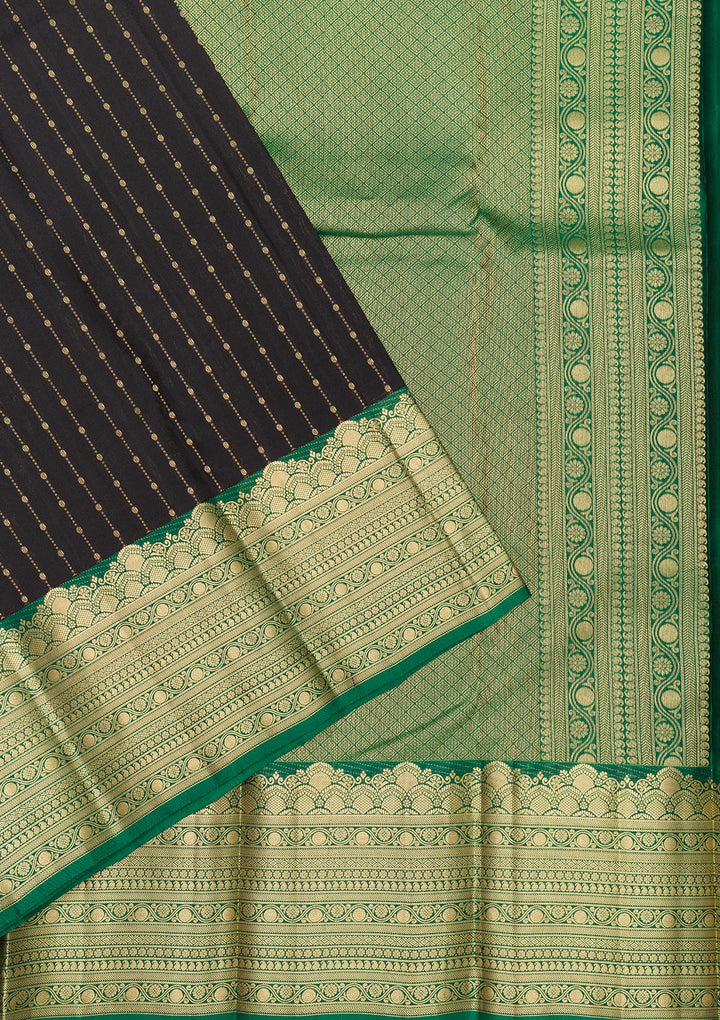 Black Zariwork Banarasi Pure Silk Saree